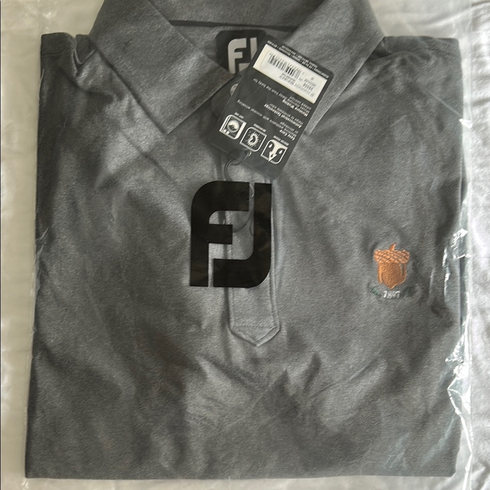 Brand new grey Footjoy golf shirt